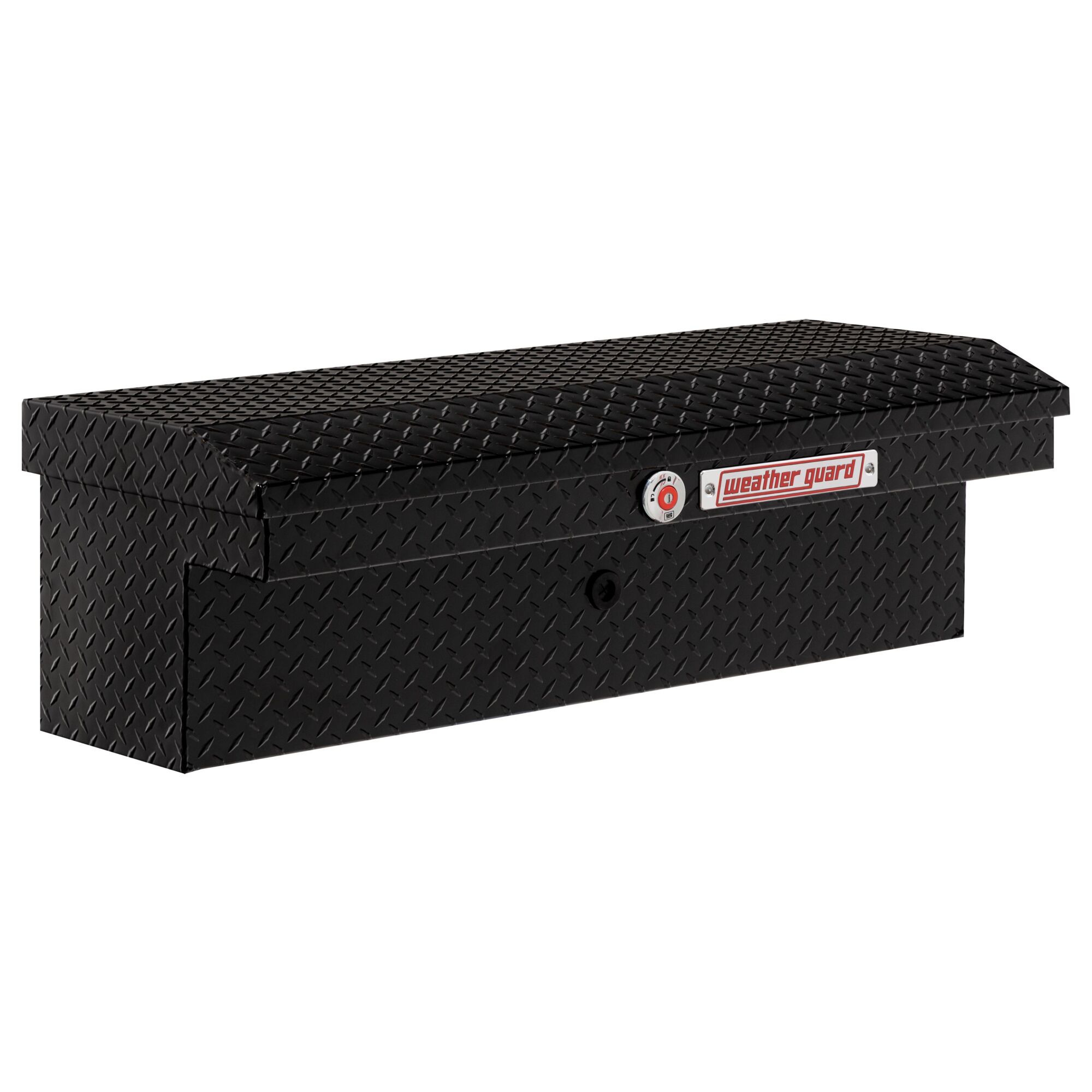 Weather Guard, 41in. L Low Profile, Lo-Side Box, Width 41 in, Material Aluminum, Color Finish Gloss Black, Model# 180-5-04